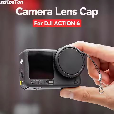 Camera Lens Caps for DJI Osmo Action 6 Anti-scratch Silicone Camera Lens Protective Cover for DJI Ac