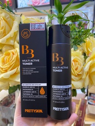 Nước hoa hồng cân bằng độ ẩm làm sạch làm sáng da B3 Multi Active Toner PrettySkin 205ml