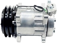 Air Conditioning Compressor Compatible for KOMATSU 7H15 2A 132mm 24V 7H15 7991 7H15-WL SD7H15-WL-799