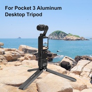 สำหรับ DJI Osmo Pocket 3 / Insta360 X4 PULUZ อะลูมินัมอัลลอยขาตั้งกล้องทำจากโลหะ (สีดำ)