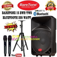 [ Bisa Spk ] Paket Speaker Aktif Baretone 15 Bwr Original Bluetooth