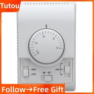 Tutoushop Central Air Conditioning Thermostat 2 Way Mechanical Control Switch Conditioner
