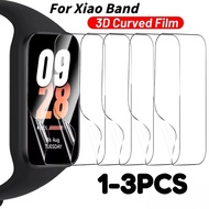 1-3Pcs Black Edge Tempered Glass Screen Protector For Xiaomi Smart Band 10 Pro Waterproof Soft Film 