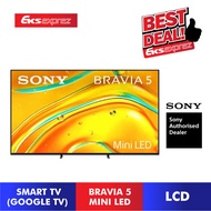 Sony BRAVIA 5 | XR Processor | Mini LED | 4K Ultra HD | Smart TV (Google TV) K-65XR50 / K-75XR50 / K