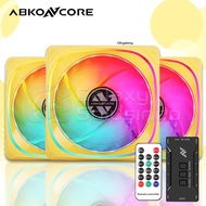 ABKONCORE CY120 Yellow ARGB SPECTRUM SYNC 3in1 Fan Case - Yellow