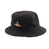 【二手】Vivienne Westwood) Fisher 漁夫帽，飾有 Orb 圖案，女士漁夫帽，二手 A