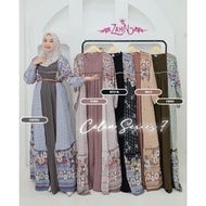 Laris Celia Outer By Zahin/ Gamis Set Outer Crinkle Ori By Zahin/