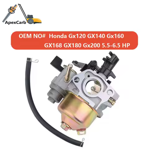 Carburetor Kit For Honda Gx120 GX140 Gx160 GX168 GX180 Gx200 5.5-6.5 HP Generators Chinese 168 Engin