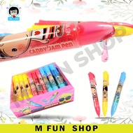 Weslsy 30Pcs Candy Jam Pen Blueberry / Tembikai Strawberi / Perisa Oren ( ±8G x 30Pcs )