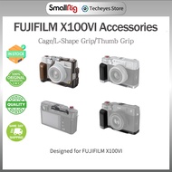 SmallRig FUJIFILM X100VI Accessories(Retro Cage/Handgrip L-Shape Grip/Thumb Grip)