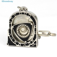 NEEDWAY Spinning Rotor Keychain, Zinc Alloy Mechanical Automotive Engine Rotary Keyring, Bag Ornamen