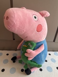Peppa Pig 佩佩豬毛公仔連恐龍仔