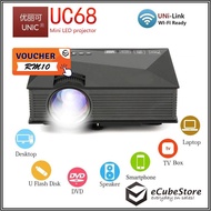 UC46+ UC68 UNIC Portable Mini LED Projector WIFI Miracast Mirror Share