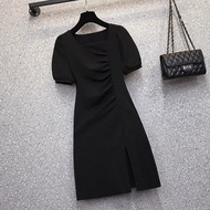 Small man shows high temperament dress for women 2026 summer new large womens dress is loose and thi