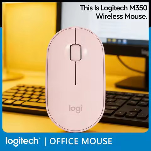 Logitech M350 Multi-System Wireless Mouse Windows Mac Android iOS Daily Office