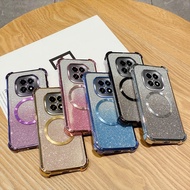 Glitter Plating Magnetic Ring Phone Case For Realme V60 C85 Pro C85X GT8 GT7 Pro Neo 7 15x 15T 14T 1