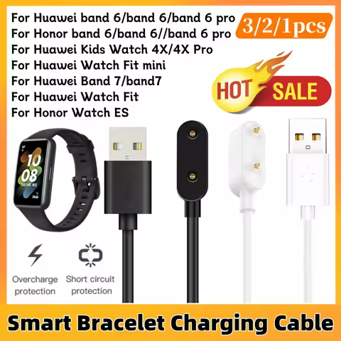 USB Charging Cable for Huawei Band 6/Band 6 Pro/Huawei Watch Fit/Children Watch 4 Pro/Honor Watch ES