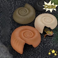 DALIA Reptile Hidden Cave, Aquarium Landscape Decoration Ammonite Shape Hideouts Shelter, Decoration