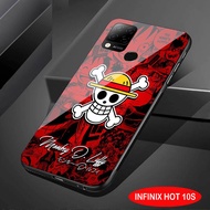 Softcase Glass Kaca Infinix hot 10S - Casing Hp Infinix hot 10S - J40 - Pelindung hp Infinix hot 10S
