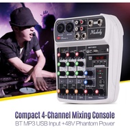 Professional Compact Mixing Console Mixer 4 Channel Phantom 48v AI-4