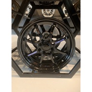 💯 NEW FULL SET SPORT RIM CE28 15 INCH 8H100/114.3 ET38 15x6.5jj Taiwan Made Gloss Black CE28 5028