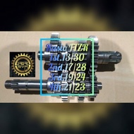 Racing Gear Ratio F1ZR (FIZR) (FIZ R) (Force 1) F1 Poswan Drag 201m Gear size: 1st.13/30; 2nd.17/28;
