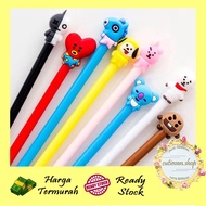 Pen/pen BTS Bangtan Boys ARMY KPOP Cartoon Black Ink Gel Pen Import/Pen BTS