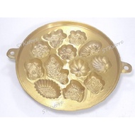 [BRASS] Acuan Bahulu Tembaga  / 12 Mix Bahulu Brass Mould / Acuan Tembaga 12 Campur#9''