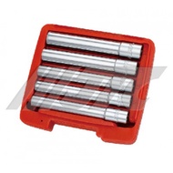 JTC-7868 3/8 "x 5PCS Extra Long Socket Set 3 Points 6 Angles