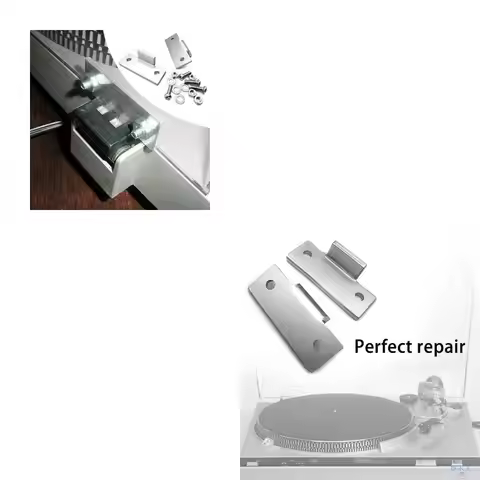 B0KA Repair Hinge Kits Repair Tabs Hinge Brackets Turntable Dust Cover for Technics SL-D1 SL-Q200 SL