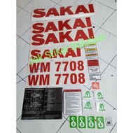 Sakai WM7708 Sticker Tandem Roller Sticker