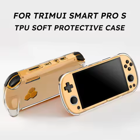 For Trimui Smart Pro S TPU Protective Case Wear-Resistant Waterproof Anti Drop Soft Transprent Prote