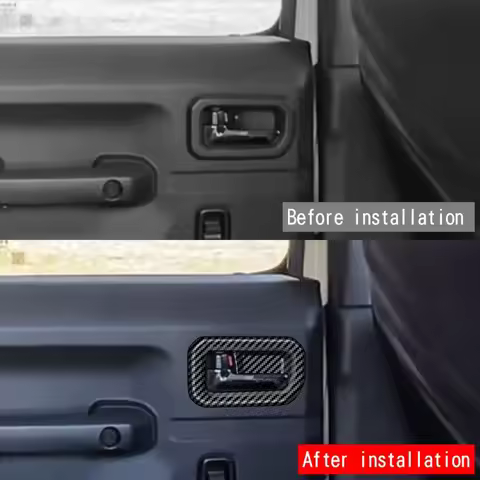 T39c-Car Interior Accessories For Jimny Nomade 2025 5 Door- Inner Handle Frame Trim Door Parts