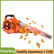 Clearbuy-my Gas Powered Leaf Blower 2 Stroke Engine 25.4CC 750W 7000RPM Handheld 0.65L Fuel Tank 275