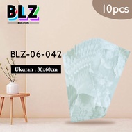 BOLIZUN (10 pcs) Wallpaper dinding VINYL Marble PASTEL 30 x 60 cm - Vinyl Marbel Granit - Stiker Ker