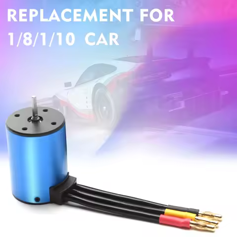 2435 4500KV Brushless Motor and 25A ESC Programming Card Replacement for HSP 1/16 1/18 Remote Contro