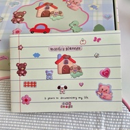 🩷 5-Year planner A5 Horizontal Can Write Without Smudging Eye Protection Paper 5 years Be Opened 180