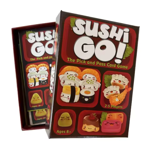 Sushi Go Card Game - Sushi Go Party! The Pick&Pass Card Game,Family Fun Cards, Perfect for Parties &