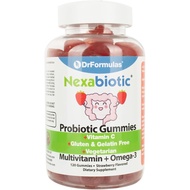 DrFormulas Multivitamin Gummies with Omega 3 and Probiotics for Kids and Adults with Vitamin C | Nex