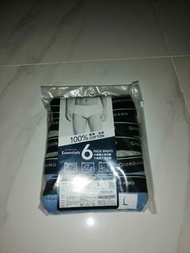 GIORDANO男士三角內褲六條裝(L碼)藍灰黑