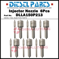 6Pcs Diesel Fuel Injector Nozzle Tips DLLA150P213 for Cummins 4BT 4BTAA 6BT 6BTAA 6CTA / 0432191756 