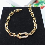 (1265) 10k sd gold bracelet