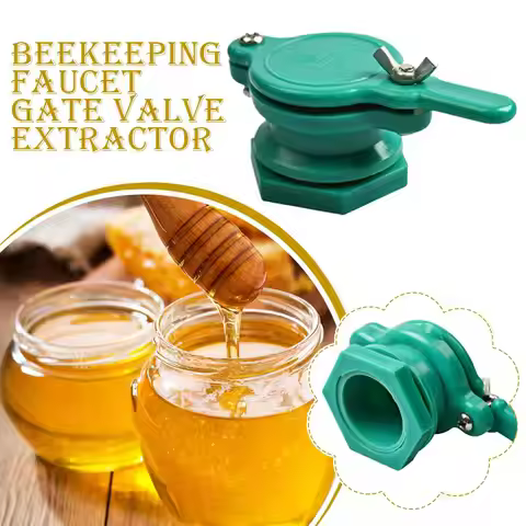 1/4pcs Honey Flow Valve Plastic Faucet Extractor Beekeeping Tool Nylon Gate Dispenser Separation Fil
