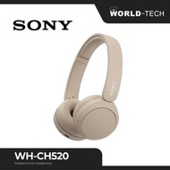 SONY - SONY WH-CH520 藍牙無線頭戴式耳機 杏色 原裝行貨 一年保養