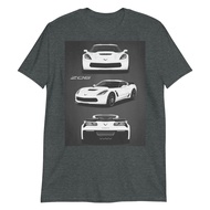 White Vette C7 Z06 Owner Gift Vette Driver Short-Sleeve T-Shirt