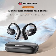 Monster AC311 Overear Earphones Bluetooth 5.4 AI Noisecancelling Music Earbuds with Mic Sports Cycli