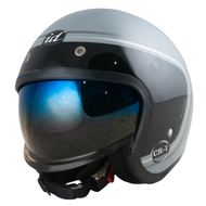 หมวกกันน็อค id CR-1 หมวกกันน็อค vintage คลาสสิค คาเฟ่ มีแว่นด้านใน หมวกขับมอไซค์ หมวกขี่มอไซค์ หมวกก