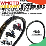 DRIVE BELT WMOTO ES250I ES 250I/XDV250I XDV 250I KEEWAY SIXTIES 250 DOUBLE SIDE DRIVE BELT SPARE PAR