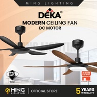 (Sirim) DEKA Ceiling Fan Kipas Siling F5DC BABY LED AC DC Motor Remote Control Regulator 3 5 Blade S