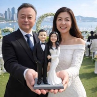 照片客製化新郎新娘公仔 訂製婚禮人像模型 新婚結婚訂婚紀念禮物
